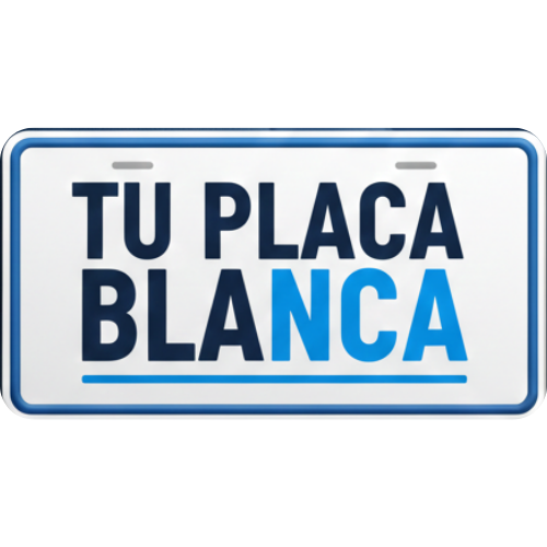 Logo TuPlacaBlanca